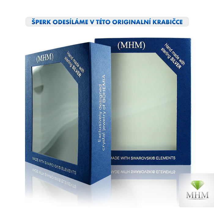 Souprava šperků Motýl Admirál rhodium