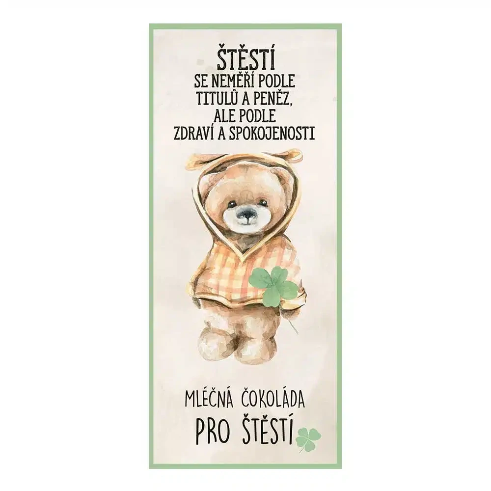 Dárková čokoláda - Pro štěstí