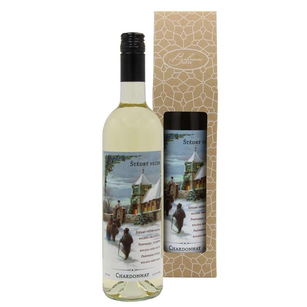 Vánoční víno Štědrý večer - Chardonnay 0,75
