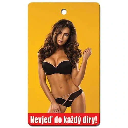 Vůně do auta pro muže – Nevjeď do každý díry