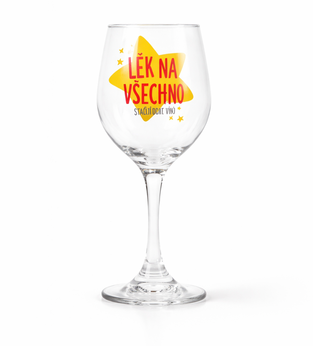 Sklenice na víno - Lék na všechno