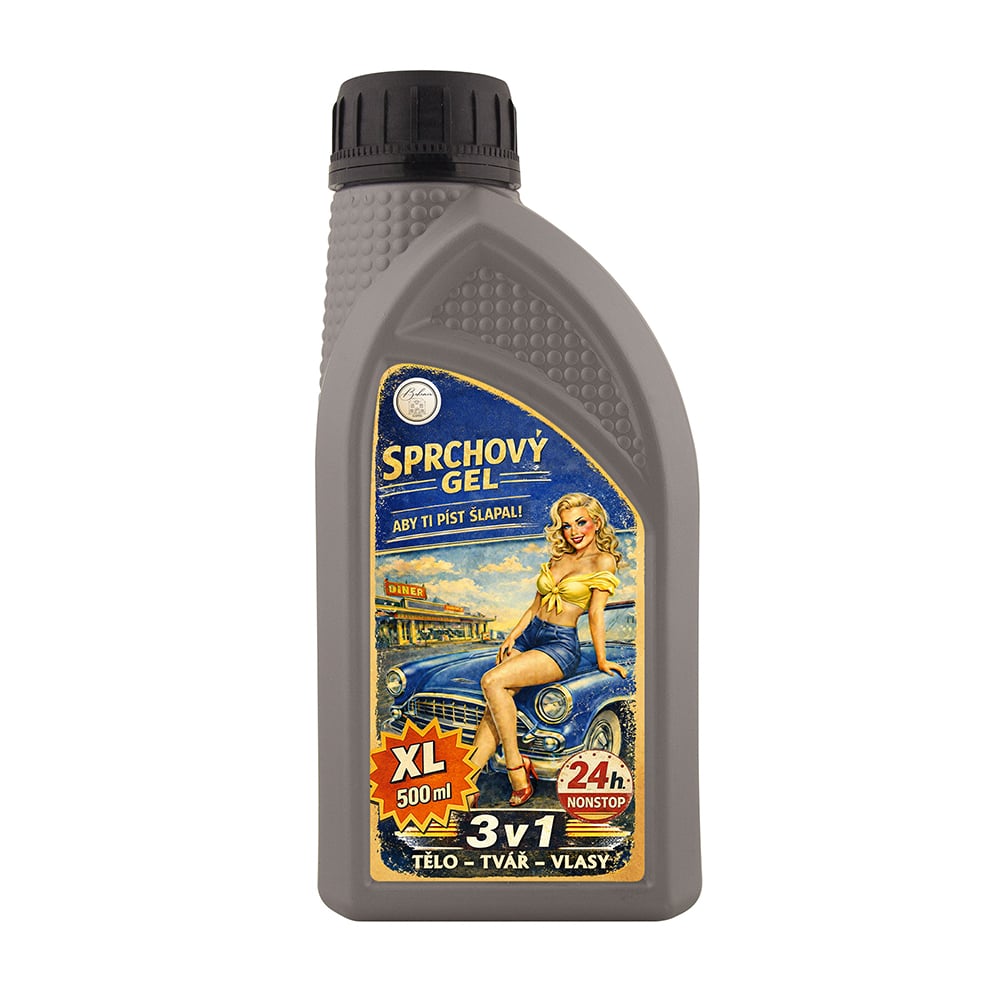 Sprchový gel 3v1 500ml Retro - Blondýnka