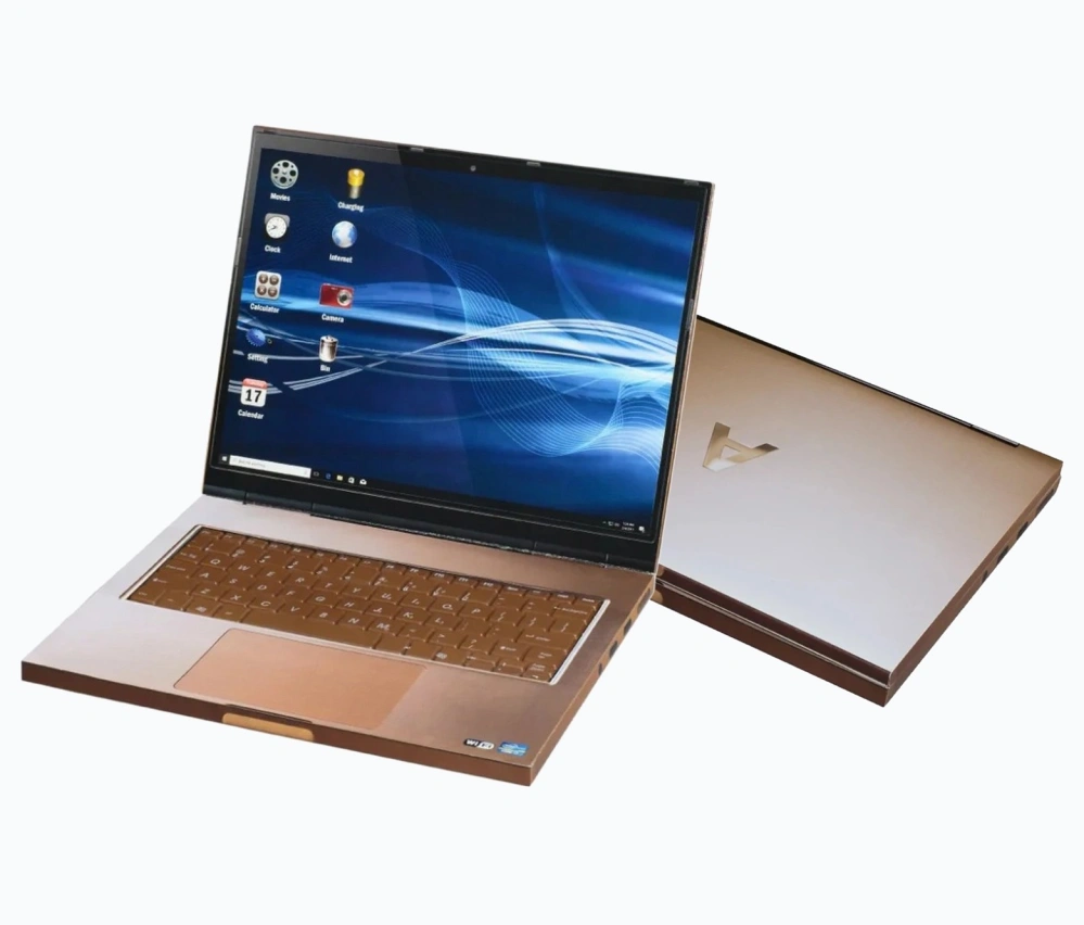 Čokoládový NOTEBOOK - zlatý