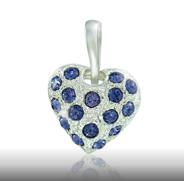 Přívěsek Srdíčko Tanzanite