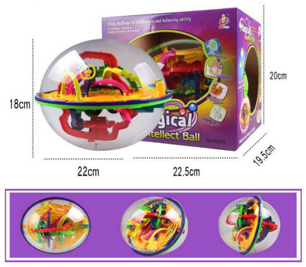 Intelect Ball - 3D hlavolam De Luxe 208