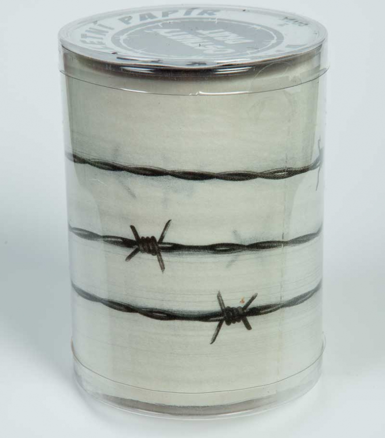 Toaletní papír ostnatý drát