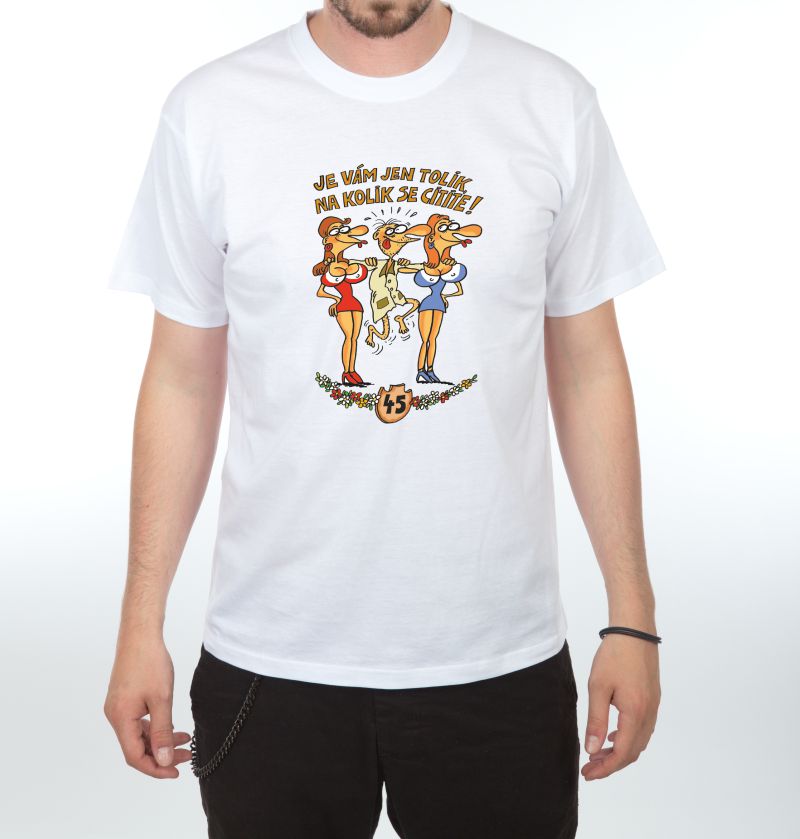 Tričko Výročí - muž - 45 let