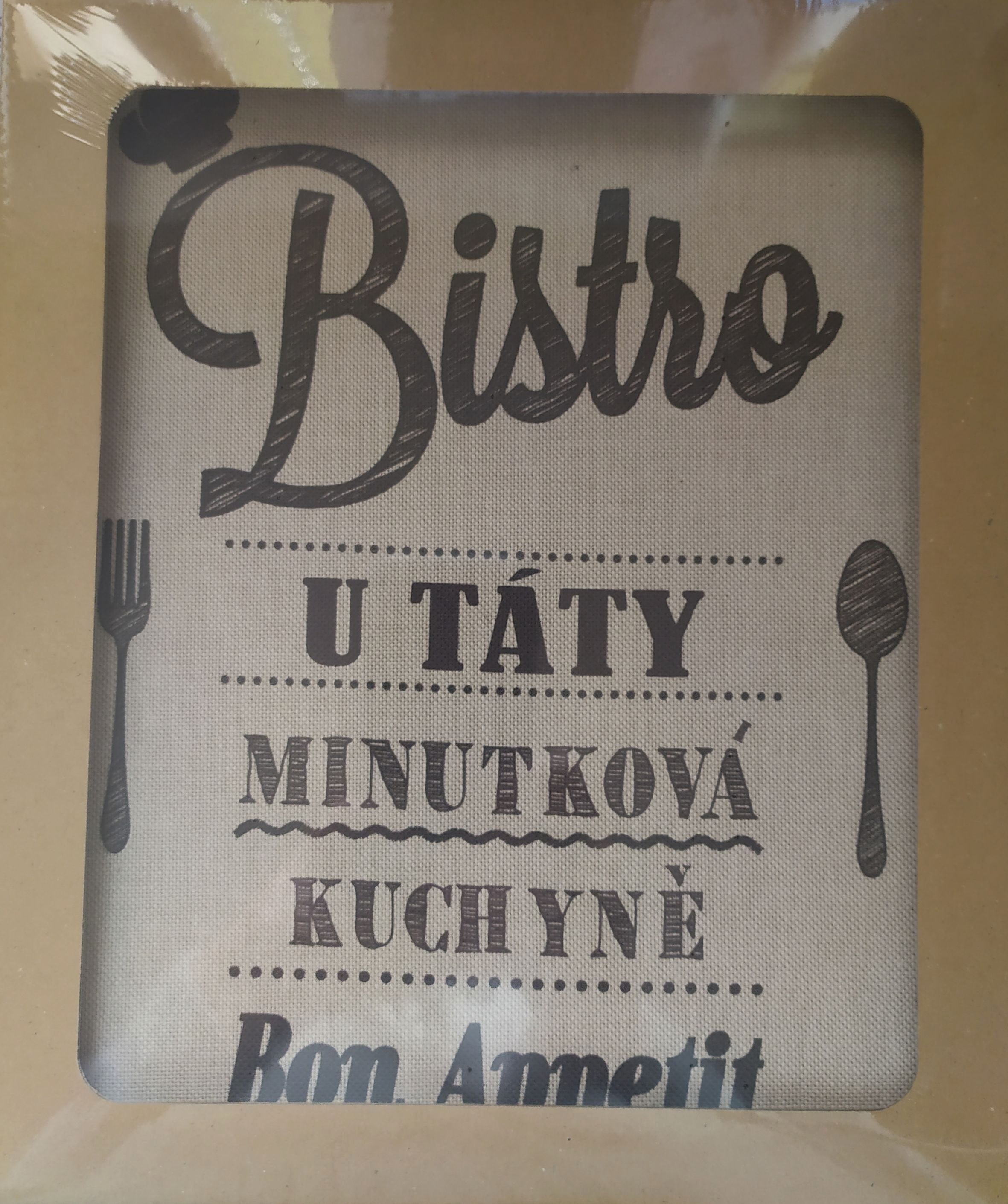 Zástěra s potiskem - Bistro U táty