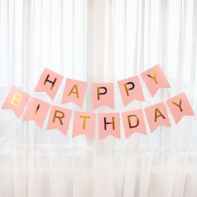 Narozeninová girlanda - Happy Birthday
