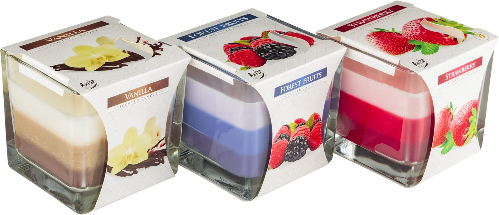 Bispol svíčka Coloured Vanilla 170g - posl. 1ks