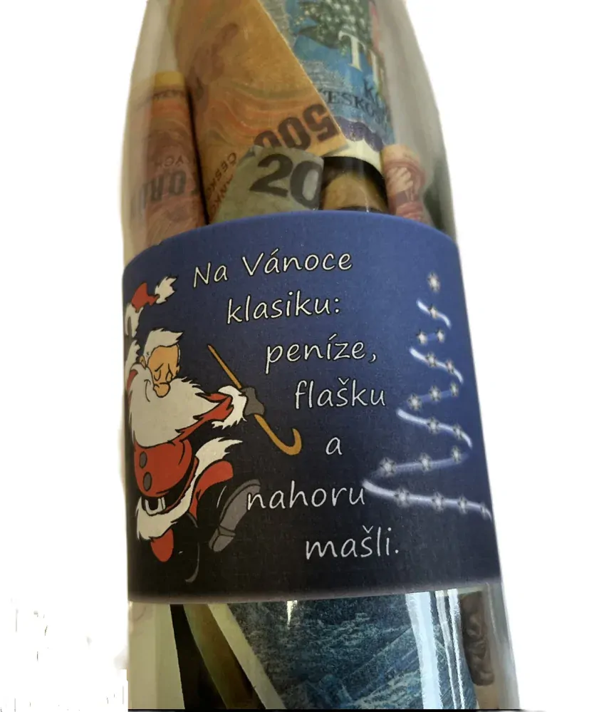 Milionová láhev - Vánoce - posl. 1ks