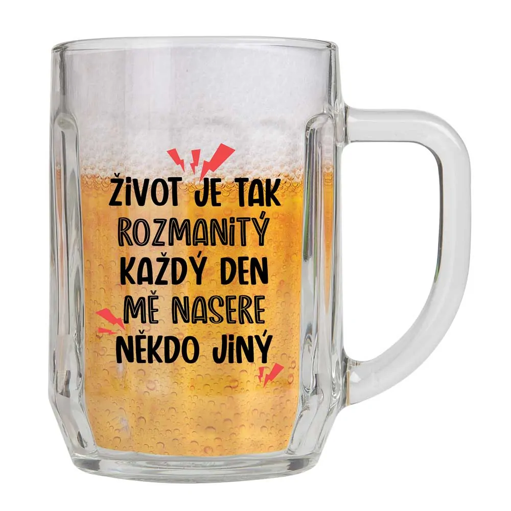Půllitr dárkový - Život je rozmanitý