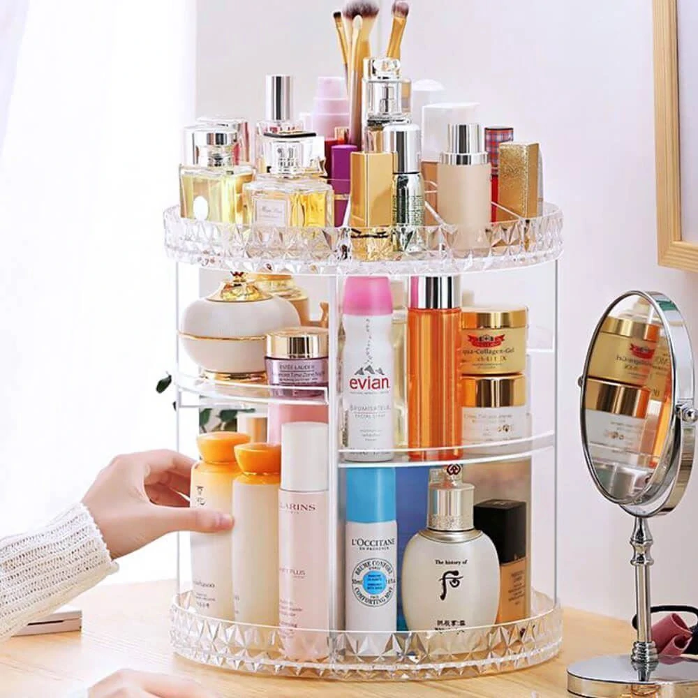 Otočný stojan na kosmetiku