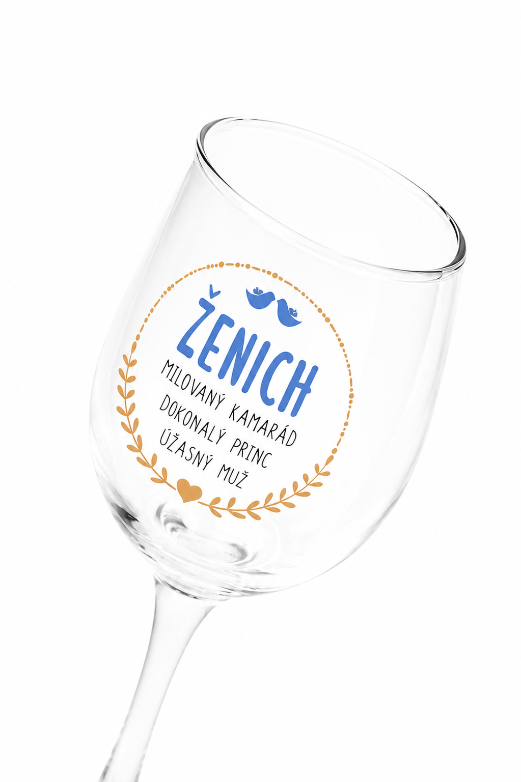 Sklenice na víno - Ženich