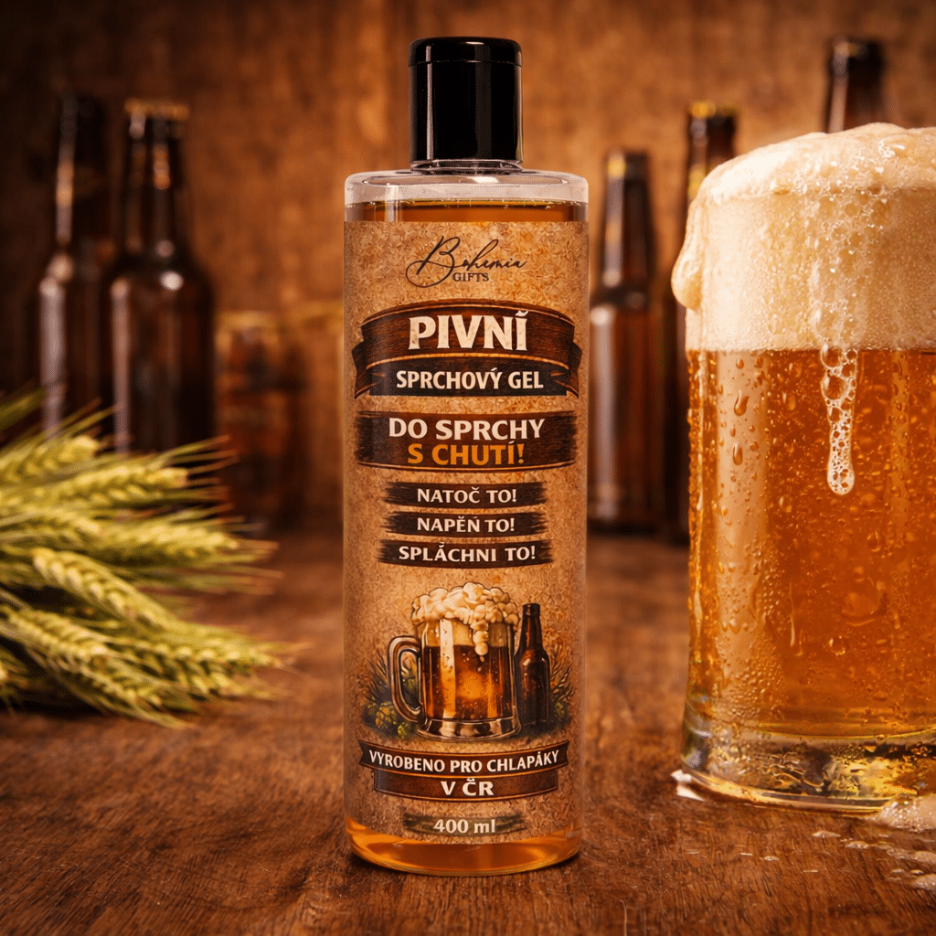 Pivní sprchový gel 400 ml – Do sprchy s chutí