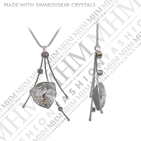 Souprava šperků Orchidea rhodium