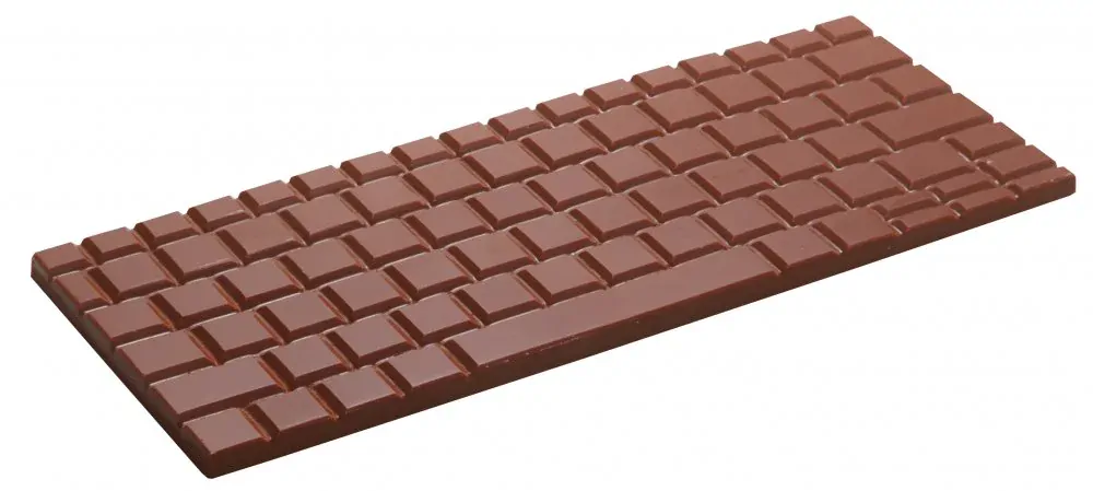 Čokoládový NOTEBOOK - černý