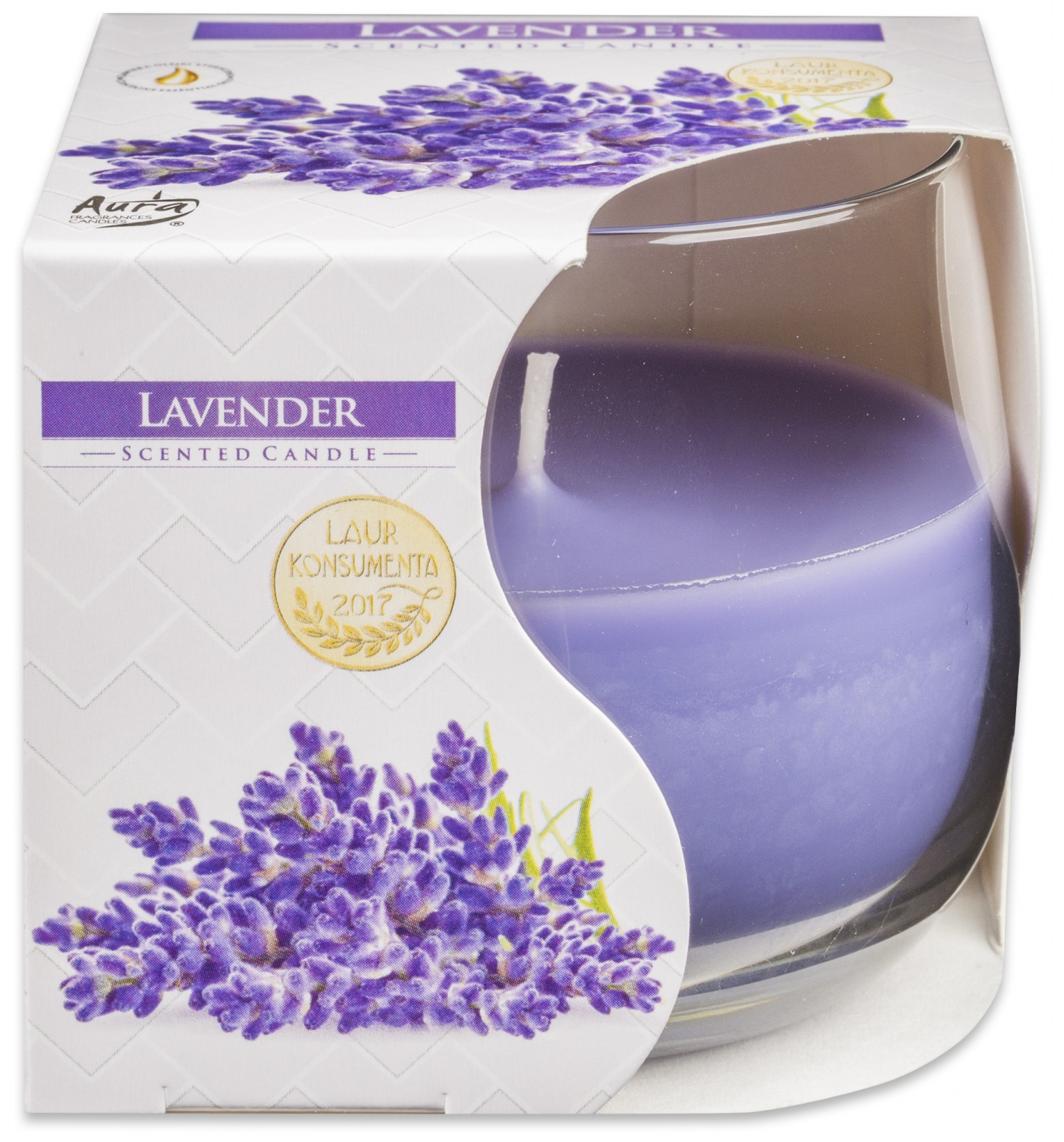 Dekorativní svíčka vonná Levandule 130g