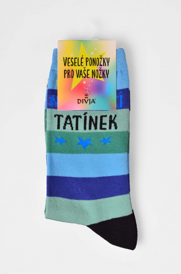 Veselé ponožky s potiskem - Nejlepší tatínek