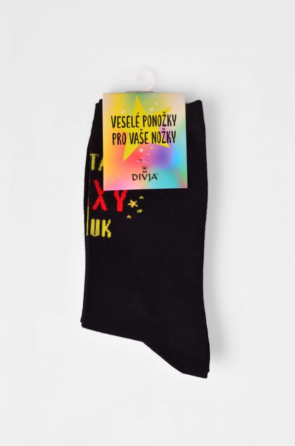 Veselé ponožky s potiskem - 40 a stále sexy kluk