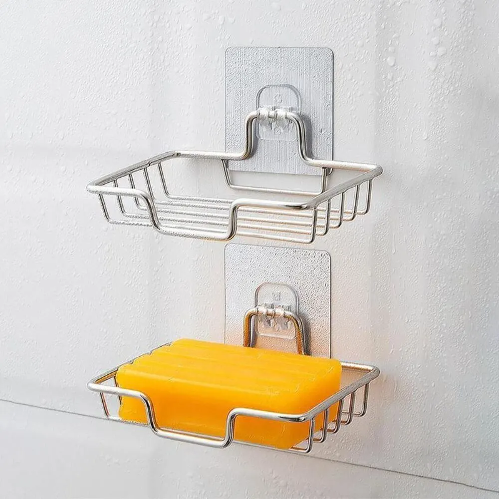 Nerezový držák na mýdlo nalepovací