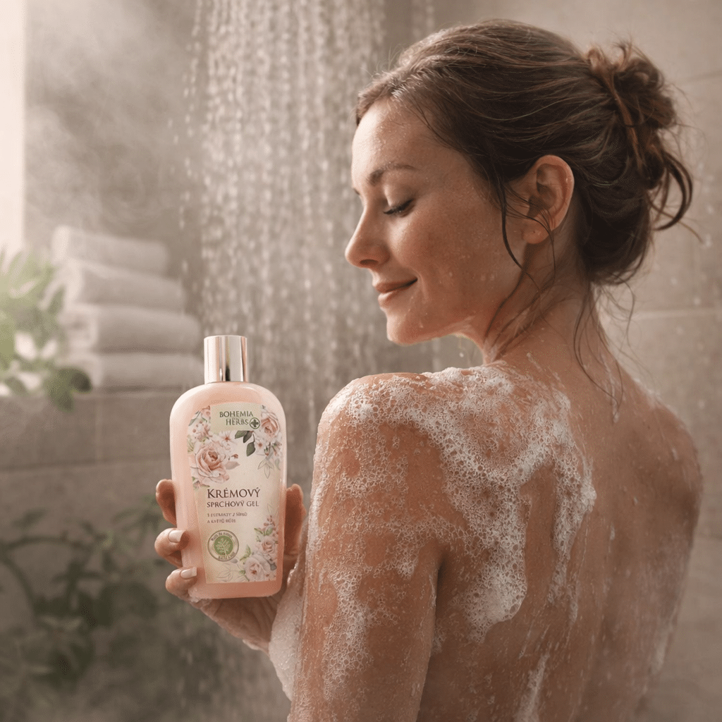 Krémový sprchový gel Růže a šípky 250ml