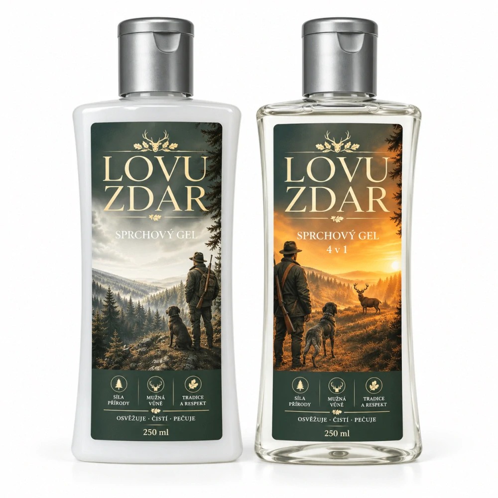Kosmetický balíček - Myslivec - 2x sprchový gel 250ml