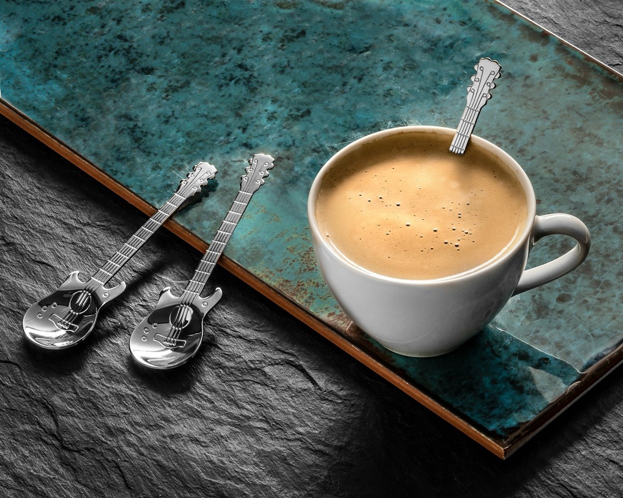 Kytarové čajové lžičky
