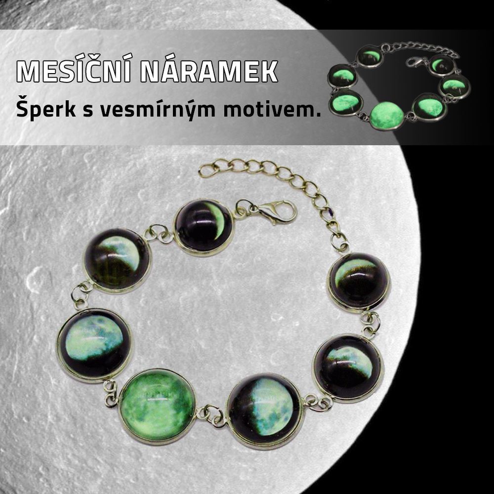 Měsíční náramek - posl. 4ks