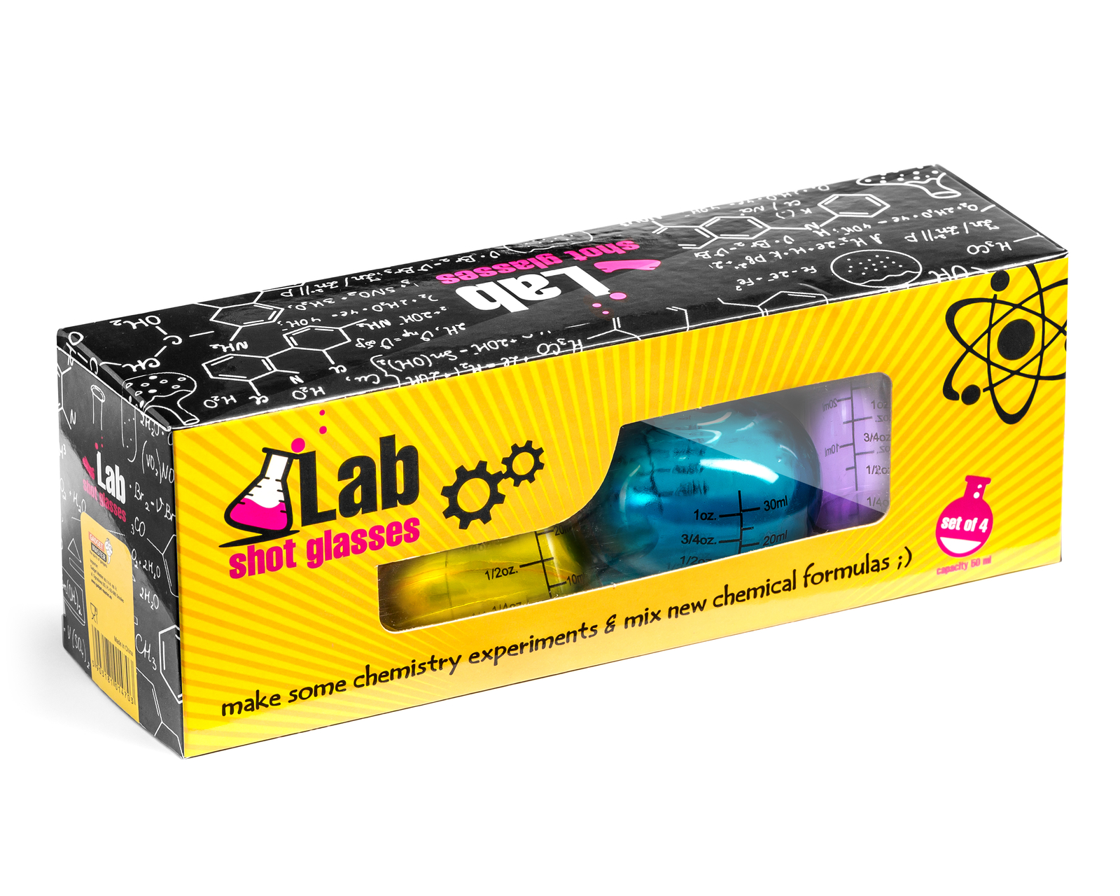 Panáky Chemická laboratoř - 4ks