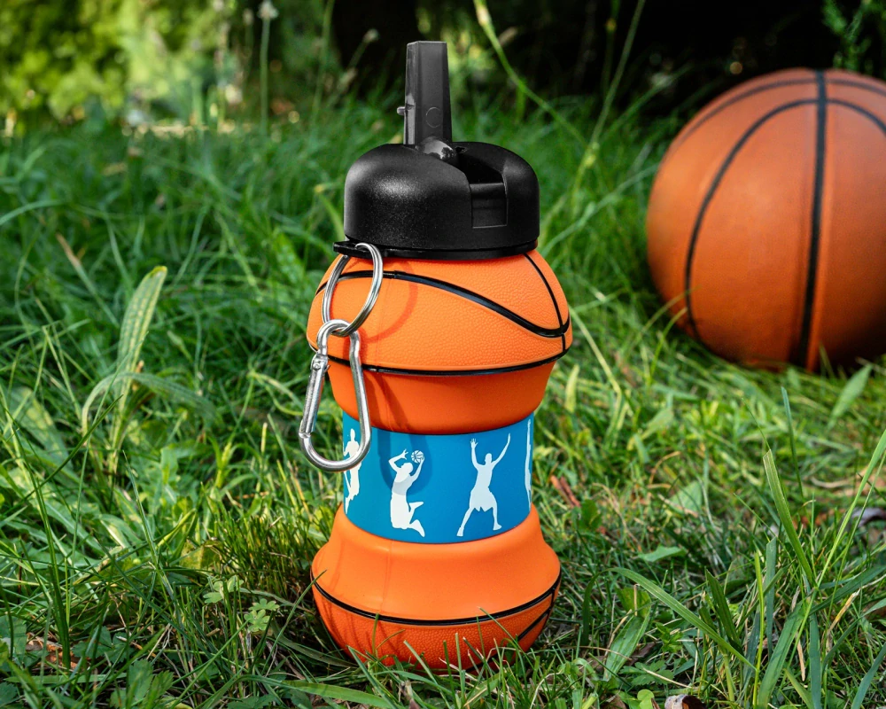 Skládací láhev na pití Basketbal