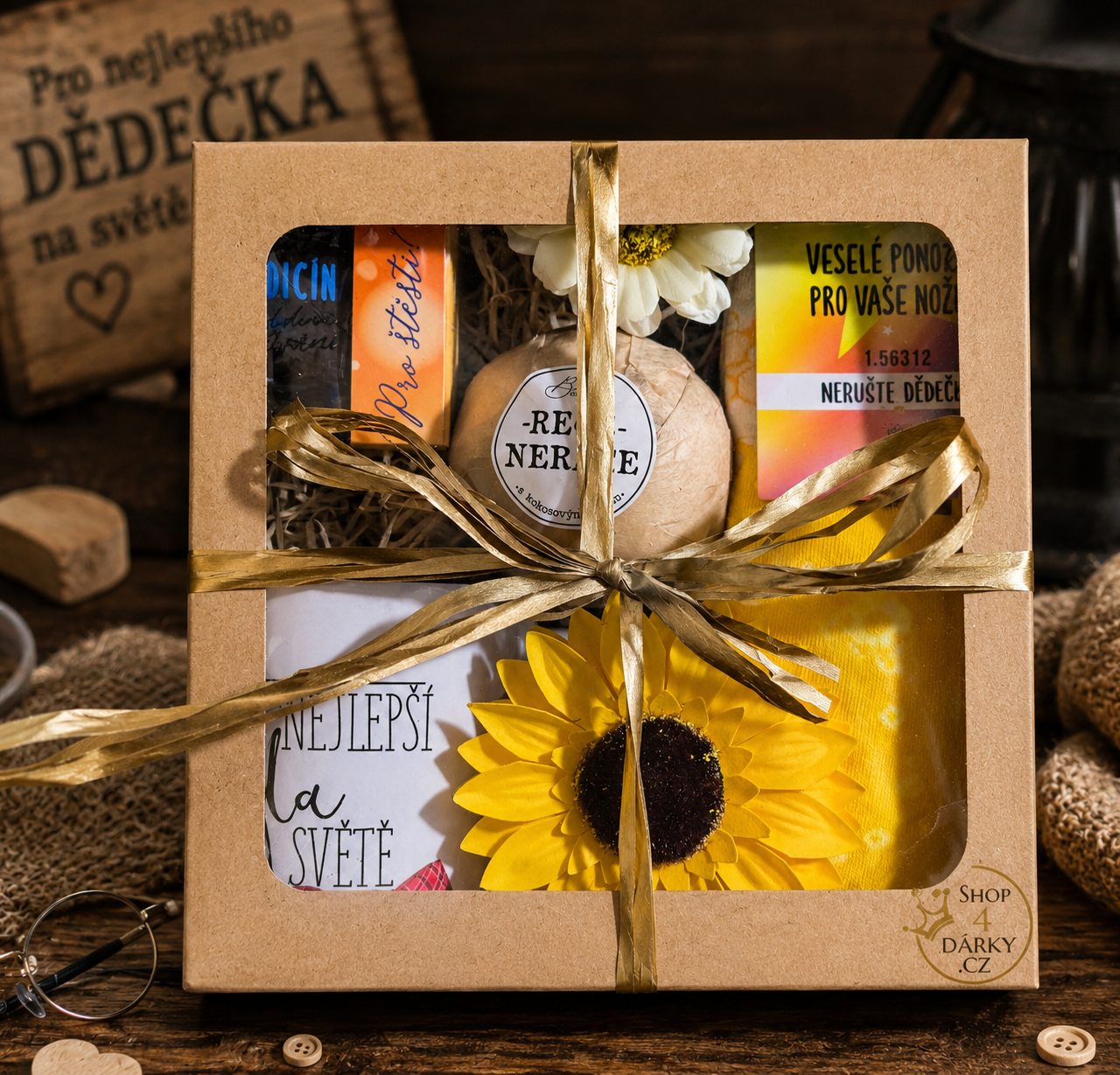 Dárkový balíček pro dědečka – Nejlepší děda na světě