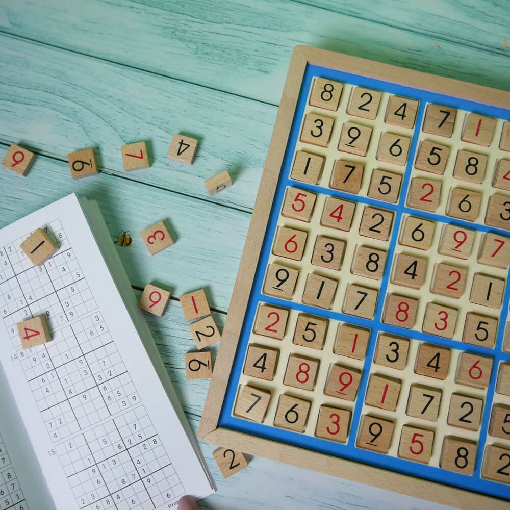 Dřevěné Sudoku