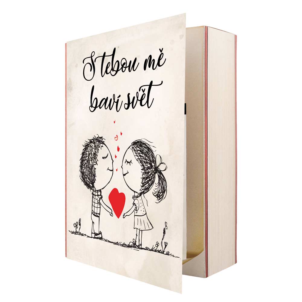 Dárkový balíček kniha - S tebou mě baví svět