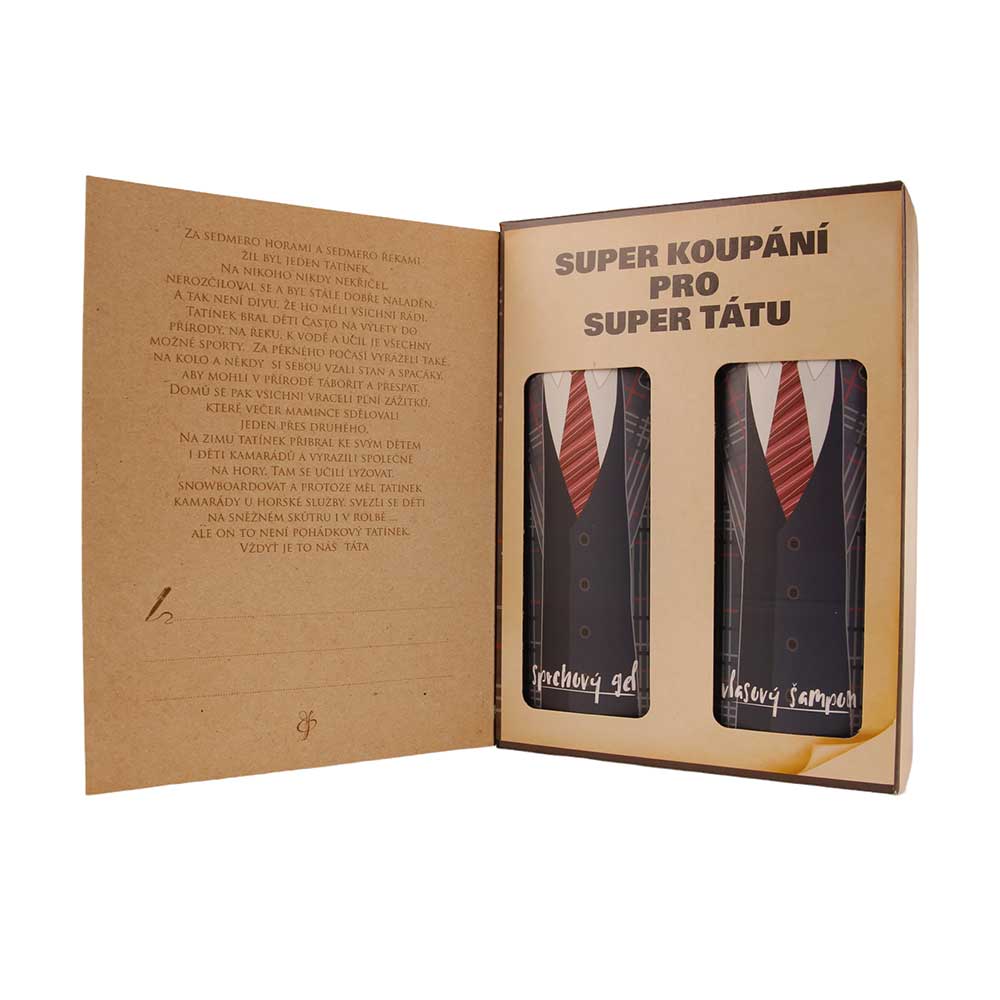 Kosmetický balíček kniha - O nejlepším tatínkovi