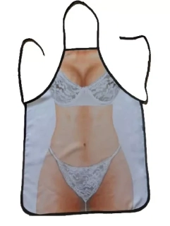 Zástěra s potiskem - Sexy prádlo