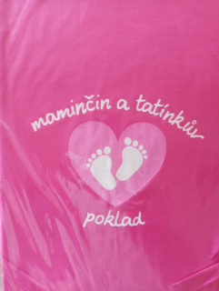 Těhotenské tričko Maminčin a tatínkův poklad