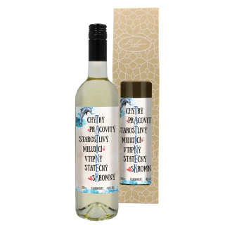 Dárkové víno - Tatínek - Chardonnay 0,75