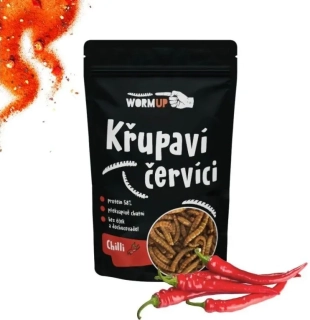 Křupaví červíci s chilli