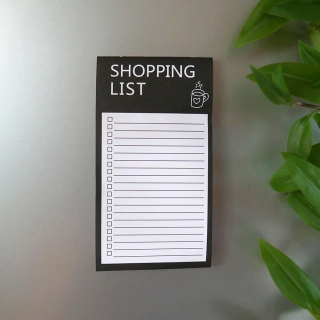 Nákupní seznam na lednici