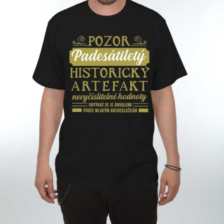 Tričko s potiskem - Artefakt 50