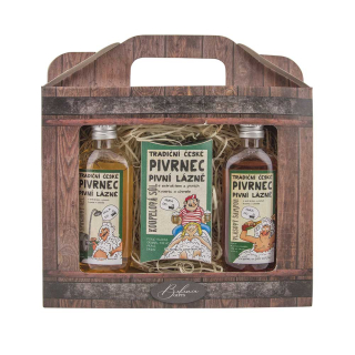 Kosmetický balíček Pivrnec gel+šampon+sůl 