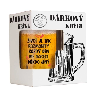 Půllitr dárkový - Život je rozmanitý