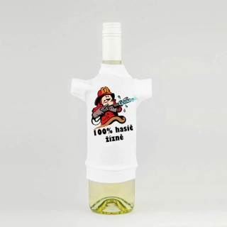 Tričko na láhev - Hasič žízně