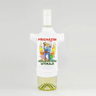 Tričko na láhev pro hasiče - Přicházím tam, odkud ostatní utíkají