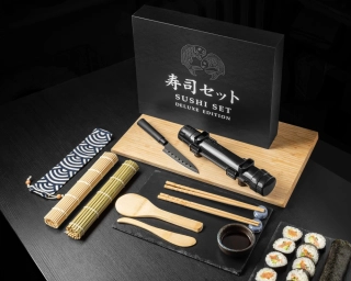 Luxusní sada na přípravu sushi - Sushi maker deluxe