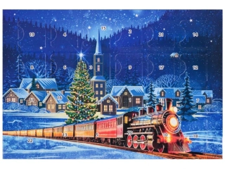 Adventní kalendář 40g - A5 Zimní vlak - posl. 3ks