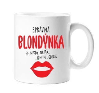 Hrnek - Správná blondýnka