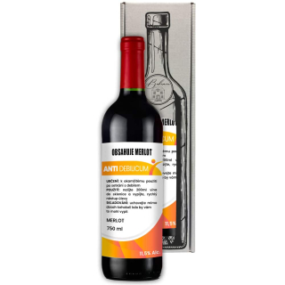 Dárkové víno - Antidebilicum - Merlot 0,75