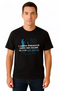 Pánské tričko k 50. narozeninám - Mám na háku